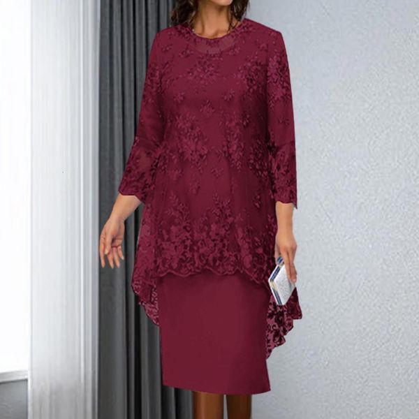 plus size dresses size 4xl 5xl 6xl lace mesh elegant midi party dress red black green purple loose hellow women's clothing 230130
plus size dresses size 4xl 5xl 6xl lace mesh elegant midi party dress red black green purple loose hellow women's clothing 230130