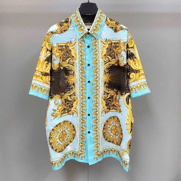 23ss men casual shirt summer fashion printing short-sleeved shirts shorts two-piece medusa designer silk shirt pants set, White;black
23ss men casual shirt summer fashion printing short-sleeved shirts shorts two-piece medusa designer silk shirt pants set, White;black
