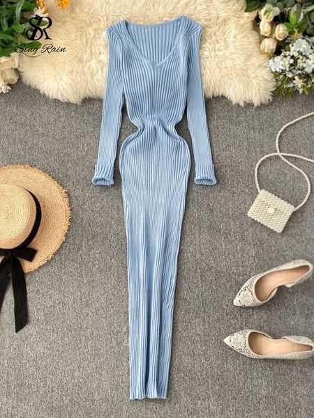 casual dresses singrain women autumn knitted v neck slim elastic oversized basic bodycon long winter knit warm sweater 230131, Black;gray
casual dresses singrain women autumn knitted v neck slim elastic oversized basic bodycon long winter knit warm sweater 230131, Black;gray