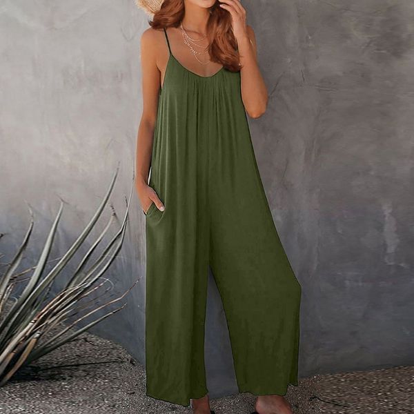 women's jumpsuits rompers elegant rompers summer sleeveless jumpsuits women's straps wide leg playsuits casual solid v-neck overal, Black;white
women's jumpsuits rompers elegant rompers summer sleeveless jumpsuits women's straps wide leg playsuits casual solid v-neck overal, Black;white