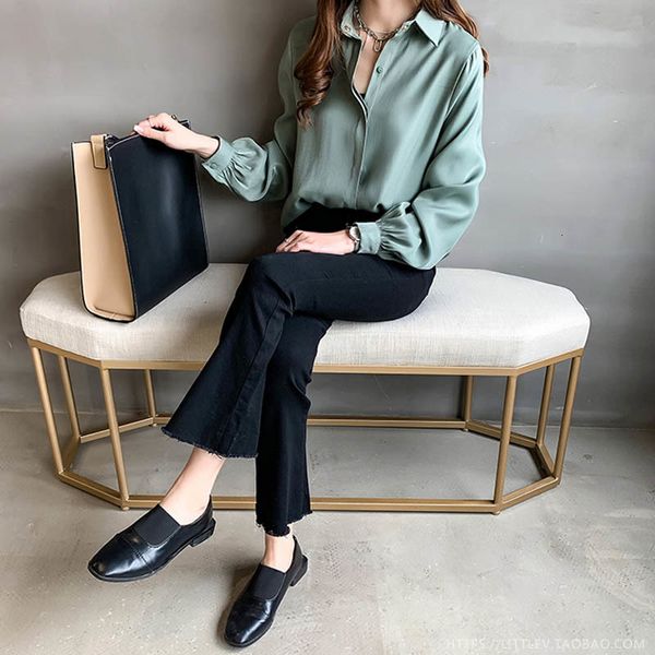 women's tshirt spring formal shirt large size lapel lantern sleeve korean shirts solid color simple summer fashion blouses 4xl 230131, White
women's tshirt spring formal shirt large size lapel lantern sleeve korean shirts solid color simple summer fashion blouses 4xl 230131, White