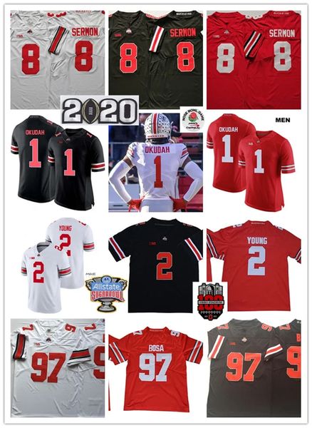 mens chase young stitched college football jersey stitched white red blackout #8 trey sermon #1 jeffrey okudah #97 nick bosa jersey, Black;red
mens chase young stitched college football jersey stitched white red blackout #8 trey sermon #1 jeffrey okudah #97 nick bosa jersey, Black;red