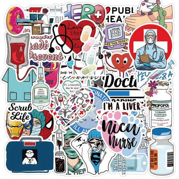 50 pcs nurse stickers cartoon medical graffiti stickers for diy luggage lapskateboard motorcycle bicycle stickers w1472
50 pcs nurse stickers cartoon medical graffiti stickers for diy luggage lapskateboard motorcycle bicycle stickers w1472