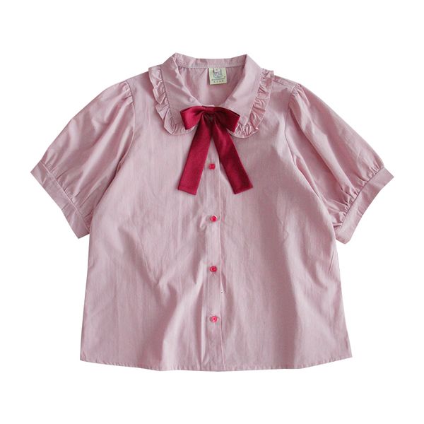 women's tshirt korean style button up white shirts women summer ruffle puff short sleeve vintage lolita girl cute jk uniform blouse pi
women's tshirt korean style button up white shirts women summer ruffle puff short sleeve vintage lolita girl cute jk uniform blouse pi