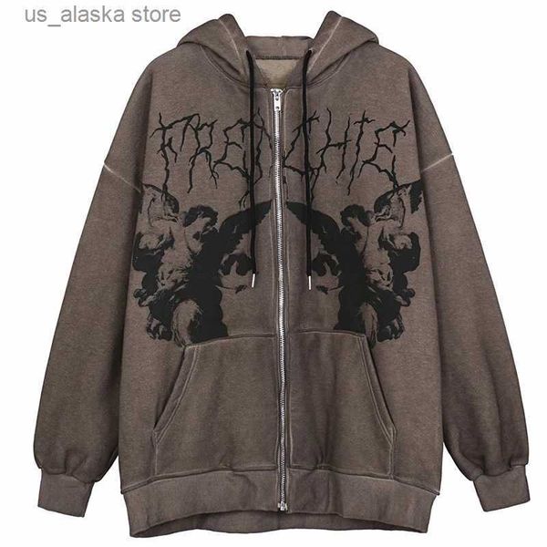 men's hoodies sweatshirts women vintage angel print hooded jacket men zip up long sleeve pocket autumn winter streetwear coat y2k aesth, Black
men's hoodies sweatshirts women vintage angel print hooded jacket men zip up long sleeve pocket autumn winter streetwear coat y2k aesth, Black