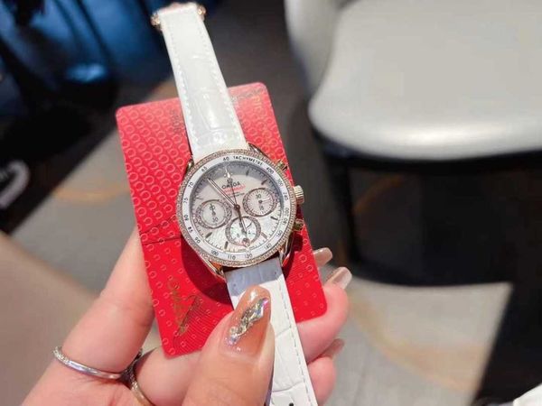 designer elegant women wrist watch speedmaster watches xxvy quartz movement iced out diamond bezel leather strap prx uhr perfect gift with b, Slivery;golden
designer elegant women wrist watch speedmaster watches xxvy quartz movement iced out diamond bezel leather strap prx uhr perfect gift with b, Slivery;golden