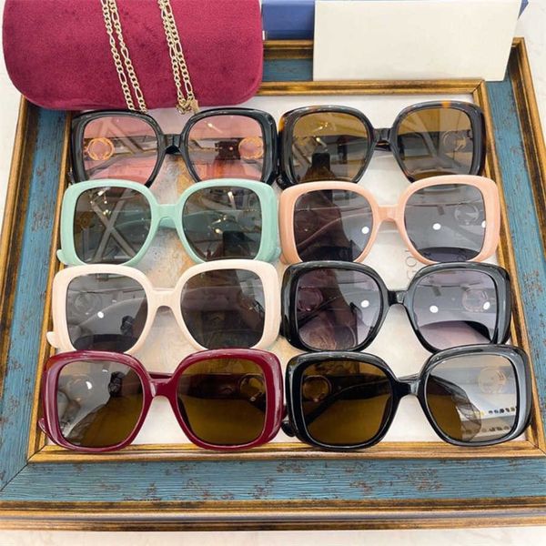 2023 new luxury designer sunglasses fengins chain plate large frame display face small uv resistant star net red sunglasses gg1029, White;black
2023 new luxury designer sunglasses fengins chain plate large frame display face small uv resistant star net red sunglasses gg1029, White;black