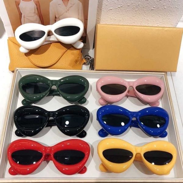 2023 new luxury designer new luoyijia ins net red the same style of personalized doublelip design sunglasses lw40097, White;black
2023 new luxury designer new luoyijia ins net red the same style of personalized doublelip design sunglasses lw40097, White;black