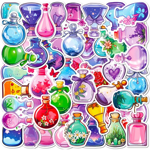 50pcs perfume bottle stickers waterproof vinyl stickers non-random for car bike luggage lapskateboard scrapbook water bottle decal
50pcs perfume bottle stickers waterproof vinyl stickers non-random for car bike luggage lapskateboard scrapbook water bottle decal