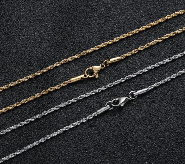 hip hop 18k gold plated stainless steel 2mm ed rope chain women039s choker necklace for men hiphop jewelry gift3729579, Silver
hip hop 18k gold plated stainless steel 2mm ed rope chain women039s choker necklace for men hiphop jewelry gift3729579, Silver
