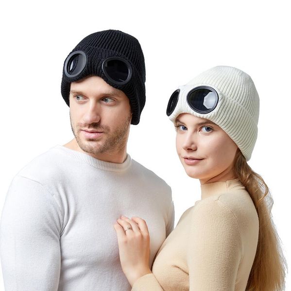 novelty winter warm knit hats fashion windproof ski caps with removable glasses thicken sports multi-function cap 7 colors, Blue;gray
novelty winter warm knit hats fashion windproof ski caps with removable glasses thicken sports multi-function cap 7 colors, Blue;gray