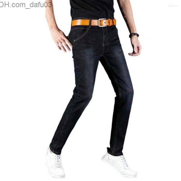 men's jeans men's jeans cool winter solid color mid waist men pants multi pockets streetwear denim for daily wear z230801, Blue
men's jeans men's jeans cool winter solid color mid waist men pants multi pockets streetwear denim for daily wear z230801, Blue