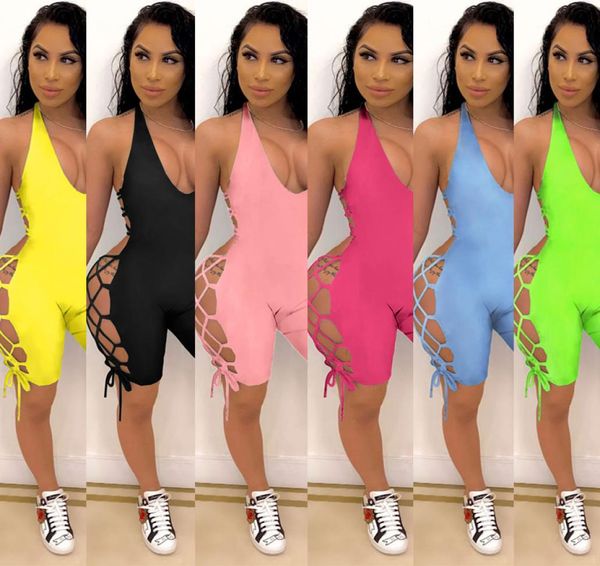 womens halter backless jumpsuit summer v neck sleeveless bandage hollow out shorts capris rompers bodysuit onesies plus size 8706394, Black;white
womens halter backless jumpsuit summer v neck sleeveless bandage hollow out shorts capris rompers bodysuit onesies plus size 8706394, Black;white