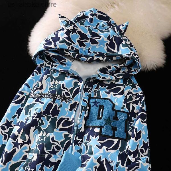 men's hoodies sweatshirts y2k zipper hoodie harajuku devil camouflage hooded sweatshirt men women 2023 new casual fashion hip hop punk, Black
men's hoodies sweatshirts y2k zipper hoodie harajuku devil camouflage hooded sweatshirt men women 2023 new casual fashion hip hop punk, Black