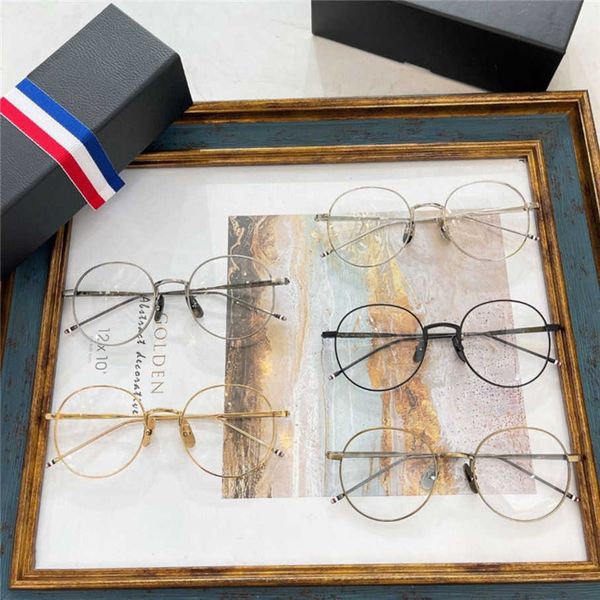 2023 new luxury designer sunglasses tb family's new trendy round flat lens in the same artistic can equipped with myopia glasses frame, White;black
2023 new luxury designer sunglasses tb family's new trendy round flat lens in the same artistic can equipped with myopia glasses frame, White;black