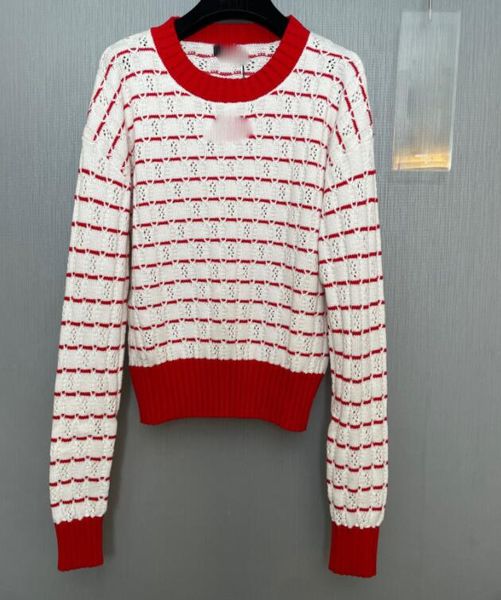 designer sweater women hollow out contrast sweaters jumper women's embroidery knitted pullover channel knit clothing, White;black
designer sweater women hollow out contrast sweaters jumper women's embroidery knitted pullover channel knit clothing, White;black
