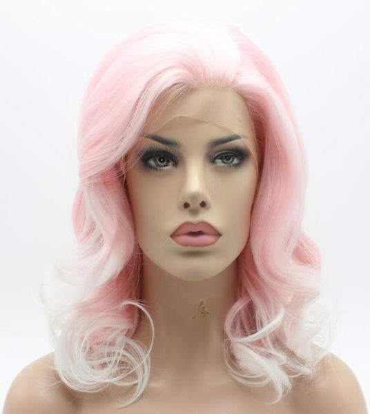 iwona hair wavy shoulder length pink root white ombre wig 193100b1001 half hand tied heat resistant synthetic lace front wig1881381, Black
iwona hair wavy shoulder length pink root white ombre wig 193100b1001 half hand tied heat resistant synthetic lace front wig1881381, Black