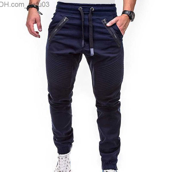 men's jeans designer fashion trousers mens joggers autumn men pants hip hop harem joggers pants solid multi-pocket pants male sweatpant, Blue
men's jeans designer fashion trousers mens joggers autumn men pants hip hop harem joggers pants solid multi-pocket pants male sweatpant, Blue