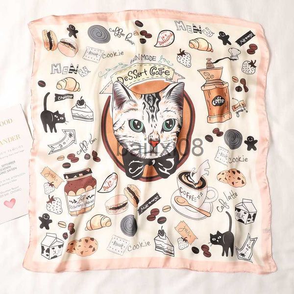 scarves 70cm*70cm silk square scarf women cartoon cat bag print foulard big hijab bandana lady neckerchief silk scarf fj095 j230801, Blue;gray
scarves 70cm*70cm silk square scarf women cartoon cat bag print foulard big hijab bandana lady neckerchief silk scarf fj095 j230801, Blue;gray