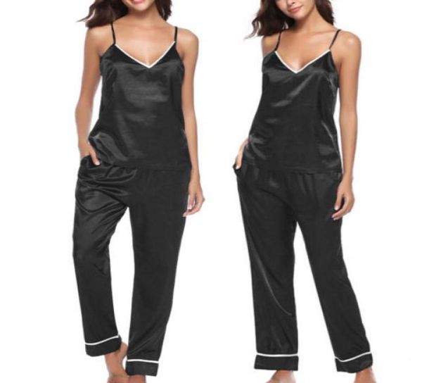 women039s pajamas silk pijamas sleepwear nightwear deep v sling set casual loose comfort female costume clothing8440558, Gray
women039s pajamas silk pijamas sleepwear nightwear deep v sling set casual loose comfort female costume clothing8440558, Gray