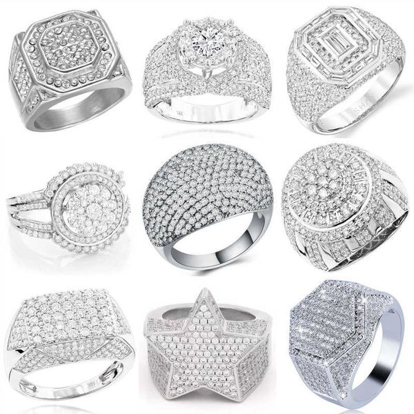 ofertas hip hop style trendy men rings copper ring iced out bling pave cubic zirconia geometry charms, Silver
ofertas hip hop style trendy men rings copper ring iced out bling pave cubic zirconia geometry charms, Silver
