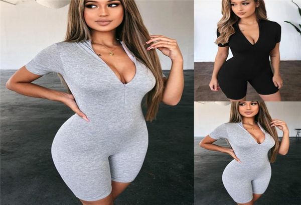 women zipper vneck jumpsuits fitness tights playsuit costume short sleeve romper tracksuit for women2620123, Black;white
women zipper vneck jumpsuits fitness tights playsuit costume short sleeve romper tracksuit for women2620123, Black;white