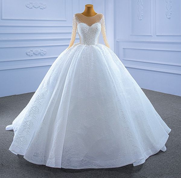 luxury princess wedding dress 2023 sweetheart sleeves crystal pearls lace bridal formal gown arabic dubai custom made vestidos noiva robe de, White
luxury princess wedding dress 2023 sweetheart sleeves crystal pearls lace bridal formal gown arabic dubai custom made vestidos noiva robe de, White