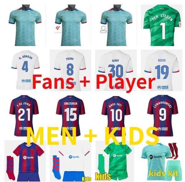 23 24 lewandowski ansu fati soccer jerseys 2023 2024 ferran adama pedri dest gavi barcelonas raphinha gundogan kessie maillots football shir, Black;yellow
23 24 lewandowski ansu fati soccer jerseys 2023 2024 ferran adama pedri dest gavi barcelonas raphinha gundogan kessie maillots football shir, Black;yellow