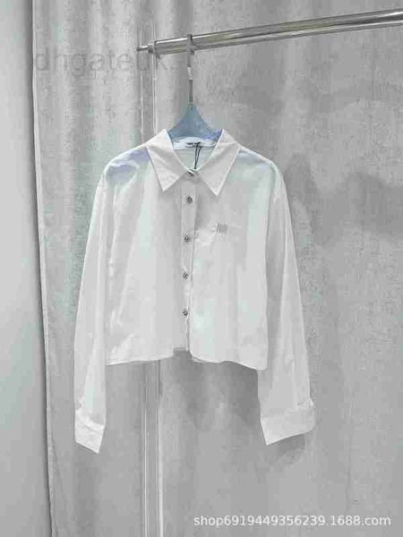 women's blouses & shirts designer early autumn new niche design trendy brand short, minimalist, slimming, versatile shirt zijr, White
women's blouses & shirts designer early autumn new niche design trendy brand short, minimalist, slimming, versatile shirt zijr, White