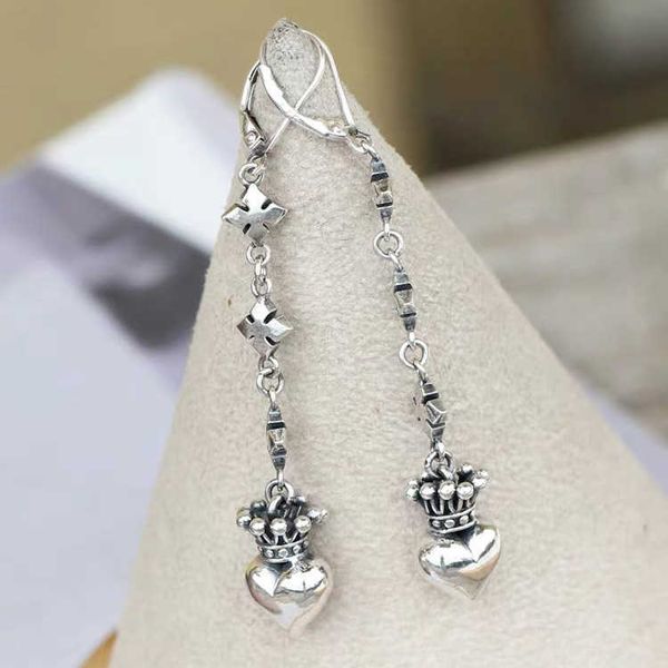 chrome heart s925 sterling silver fashion small fresh personalized kingbaby heart shaped crowd design women's earrings and earrings ver, Golden
chrome heart s925 sterling silver fashion small fresh personalized kingbaby heart shaped crowd design women's earrings and earrings ver, Golden