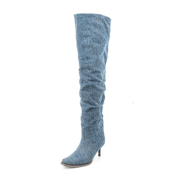boots europe and america fashion show boots women's thin high heel pleated long boots four seasons boots 230801, Black
boots europe and america fashion show boots women's thin high heel pleated long boots four seasons boots 230801, Black