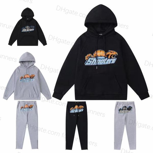 designer men's hoodie brand trapstar printed sportswear men 51 colors warm two pieces set loose hoodie sweatshirt pants jogging, Black
designer men's hoodie brand trapstar printed sportswear men 51 colors warm two pieces set loose hoodie sweatshirt pants jogging, Black