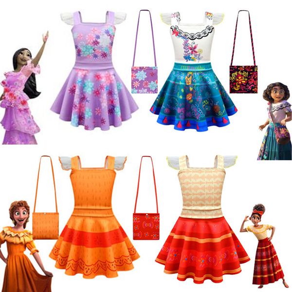 girl's dresses movie encanto mirabel isbella dolors cosplay costume girl dresses for birthday carnival party halloween fancy princess d, Red;yellow
girl's dresses movie encanto mirabel isbella dolors cosplay costume girl dresses for birthday carnival party halloween fancy princess d, Red;yellow