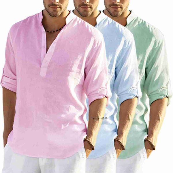 mens shirt men's casual blouse cotton linen shirt loose long sleeve tee shirt spring autumn casual handsome men's shirts, White;black
mens shirt men's casual blouse cotton linen shirt loose long sleeve tee shirt spring autumn casual handsome men's shirts, White;black