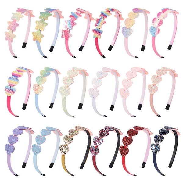 children girls lovely candy color love five-pointed star design onion powder princess hairband kids gradient rainbow headwear, Slivery;white
children girls lovely candy color love five-pointed star design onion powder princess hairband kids gradient rainbow headwear, Slivery;white
