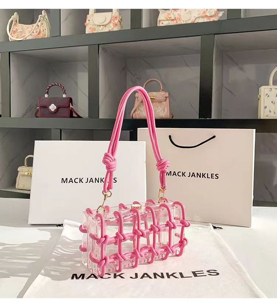 acrylic pink rope decorated shoulder bag leather niche pink acrylic small square bag female 2023 new candy color magnetic buckle handbag rem
acrylic pink rope decorated shoulder bag leather niche pink acrylic small square bag female 2023 new candy color magnetic buckle handbag rem
