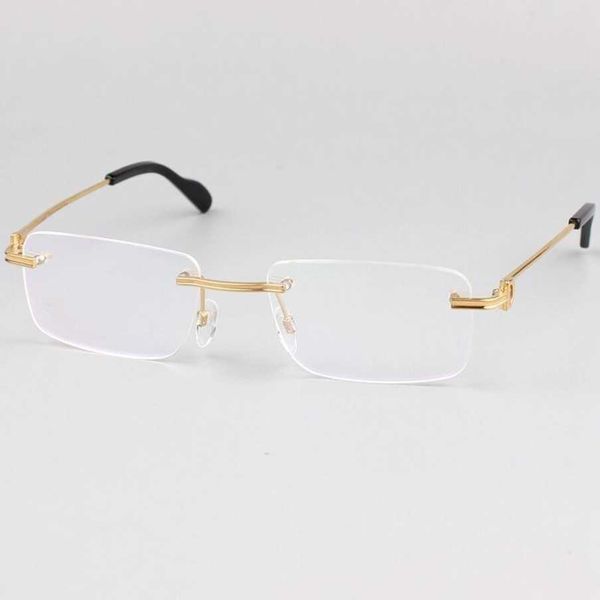 2023 new luxury designer sunglasses kajia series 0259 men's and women's fashion borderless myopia lens pure titanium business eye, White;black
2023 new luxury designer sunglasses kajia series 0259 men's and women's fashion borderless myopia lens pure titanium business eye, White;black