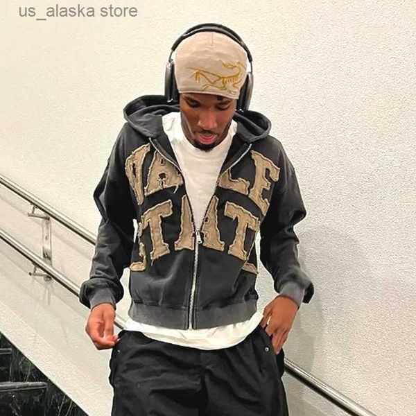 men's hoodies sweatshirts men letter patchwork jackets coats american fashion oversized zipper hoodies y2k harajuku hip hop men's, Black
men's hoodies sweatshirts men letter patchwork jackets coats american fashion oversized zipper hoodies y2k harajuku hip hop men's, Black