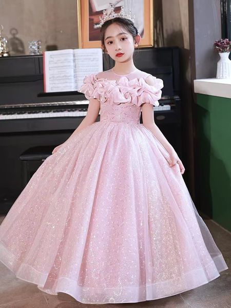 2023 princess pink off shoulder ball gown prince flower girls dresses sweep train girls pageant gowns lace applique shiny bling first holy c, White;blue
2023 princess pink off shoulder ball gown prince flower girls dresses sweep train girls pageant gowns lace applique shiny bling first holy c, White;blue