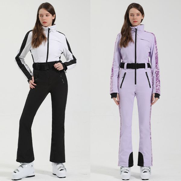other sporting goods gsou snow women's ski suit professional waterproof warm slim snowboard american style clothes pants set 230801
other sporting goods gsou snow women's ski suit professional waterproof warm slim snowboard american style clothes pants set 230801