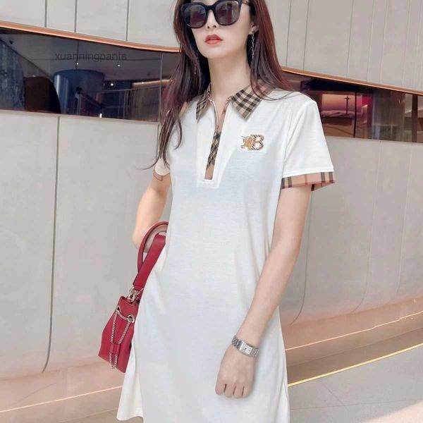 polo collar plus-size dress women's new summer sleeve mid-length plaid color block polo skirt oast, White;black
polo collar plus-size dress women's new summer sleeve mid-length plaid color block polo skirt oast, White;black