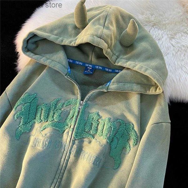 men's hoodies sweatshirts vintage letter embroidery hoodies harajuku long sleeve zip up hooded sweatshirt gothic punk couple women jack, Black
men's hoodies sweatshirts vintage letter embroidery hoodies harajuku long sleeve zip up hooded sweatshirt gothic punk couple women jack, Black