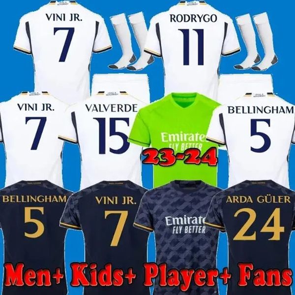 23 24 real madrids soccer jerseys fans version sportswear 2023 2024 new style kit modric camiseta vini jr camavinga tchouameni madrides foot, Black;yellow
23 24 real madrids soccer jerseys fans version sportswear 2023 2024 new style kit modric camiseta vini jr camavinga tchouameni madrides foot, Black;yellow