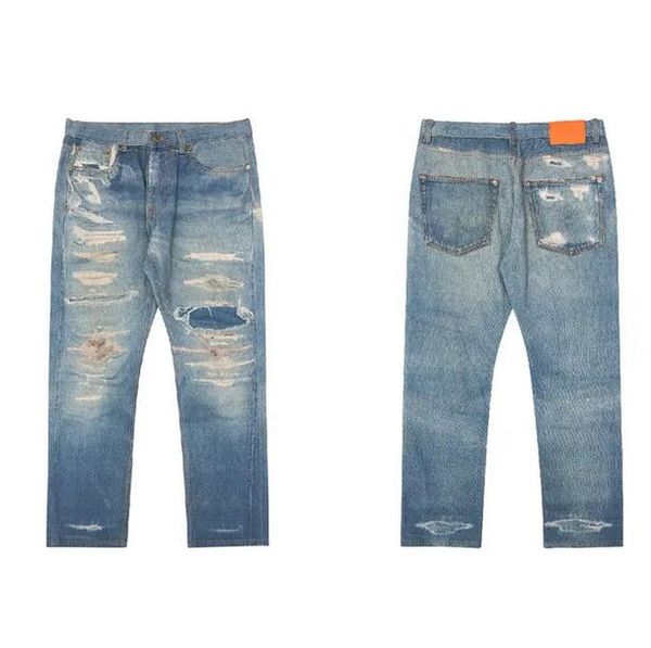 printed vintage jeans men women high street washing holes straight leg jeans pants, Black;brown
printed vintage jeans men women high street washing holes straight leg jeans pants, Black;brown