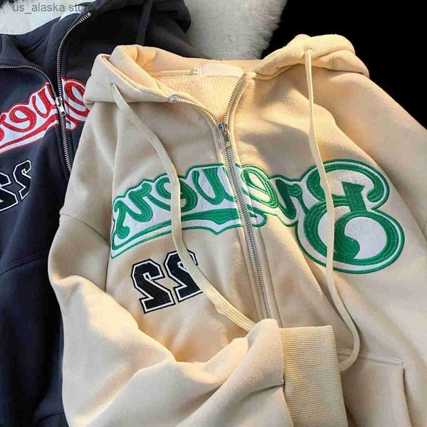 men's hoodies sweatshirts fashion embroidery letters zipper casual hoodie cotton loose couple harajuku sweatshirt women oversized hoodi, Black
men's hoodies sweatshirts fashion embroidery letters zipper casual hoodie cotton loose couple harajuku sweatshirt women oversized hoodi, Black