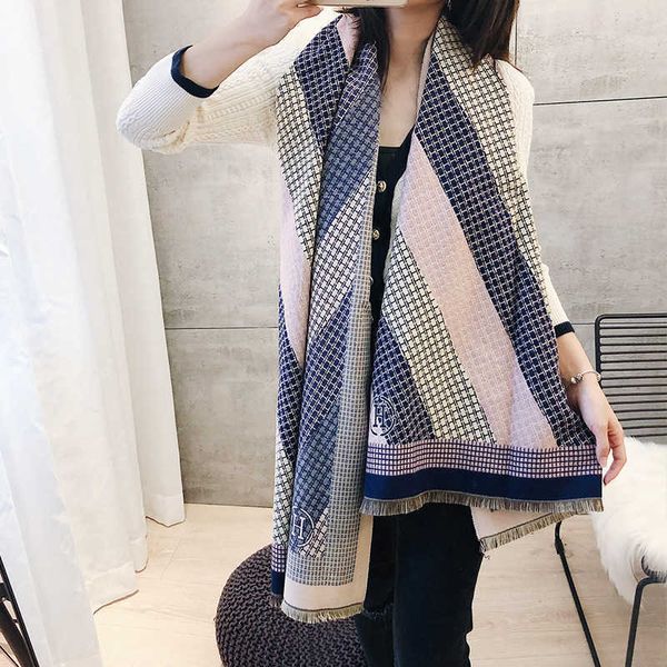 whole designer h home winter scarf 2023 autumn and new imitation cashmere warm women's summer air conditioning shawl korean version tas, Blue;gray
whole designer h home winter scarf 2023 autumn and new imitation cashmere warm women's summer air conditioning shawl korean version tas, Blue;gray