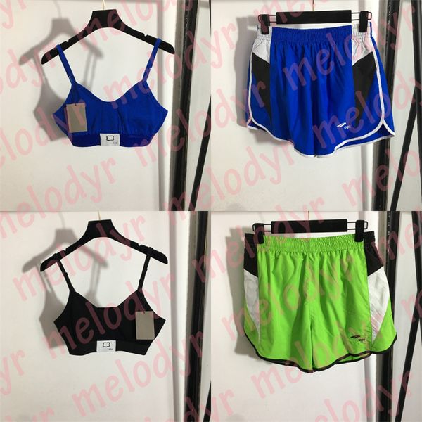 women tracksuits sport bra breathable sport shorts letter print summer yoga fitness sportswear, Black
women tracksuits sport bra breathable sport shorts letter print summer yoga fitness sportswear, Black