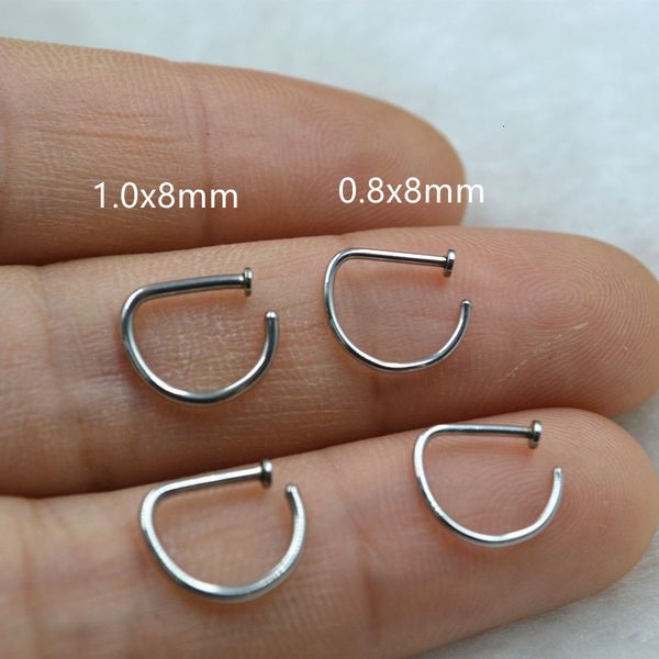 navel bell button rings 50pcs/lot steel punk open d rings nose hoop ring nose septum ring earring 18g 20g body piercing 230731, Silver
navel bell button rings 50pcs/lot steel punk open d rings nose hoop ring nose septum ring earring 18g 20g body piercing 230731, Silver
