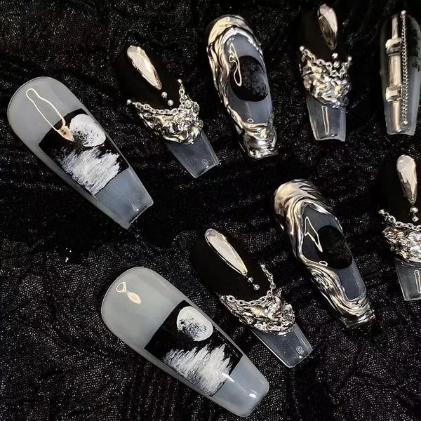 pure manual wearing of nails, advanced dark chinoiserie style, traditional chinese super long nails spicy girl manicure, Red;gold
pure manual wearing of nails, advanced dark chinoiserie style, traditional chinese super long nails spicy girl manicure, Red;gold