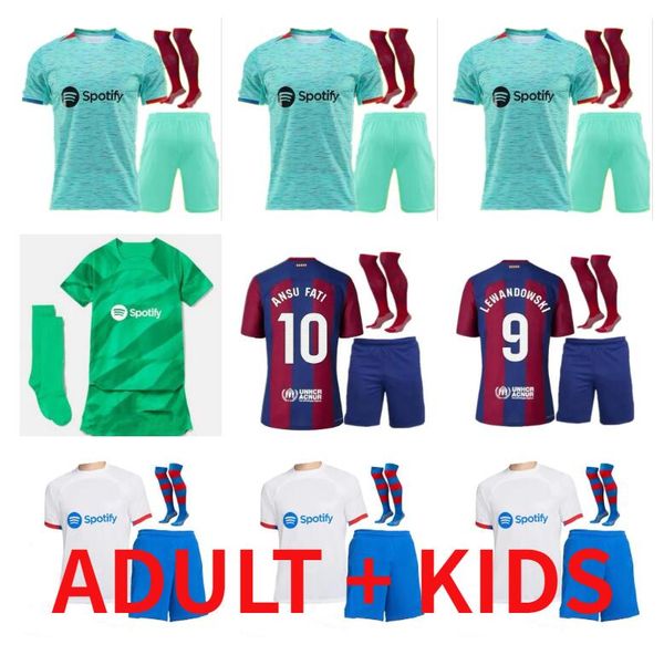 23 24 lewandowski soccer jersey kids kit gavi camiseta de futbol pedri ferran 2023 2024 barcelonas ansu fati raphinha f. de jong gundogan r., Black;yellow
23 24 lewandowski soccer jersey kids kit gavi camiseta de futbol pedri ferran 2023 2024 barcelonas ansu fati raphinha f. de jong gundogan r., Black;yellow
